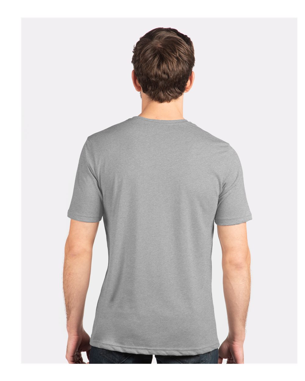 Unisex Festival T-Shirt - OnModelBack - B03318102 - Heather Grey