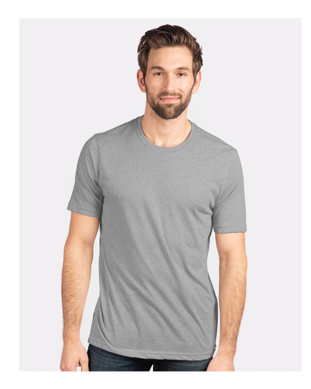 Unisex Festival T-Shirt - OnModelFront - B03318102 - Heather Grey