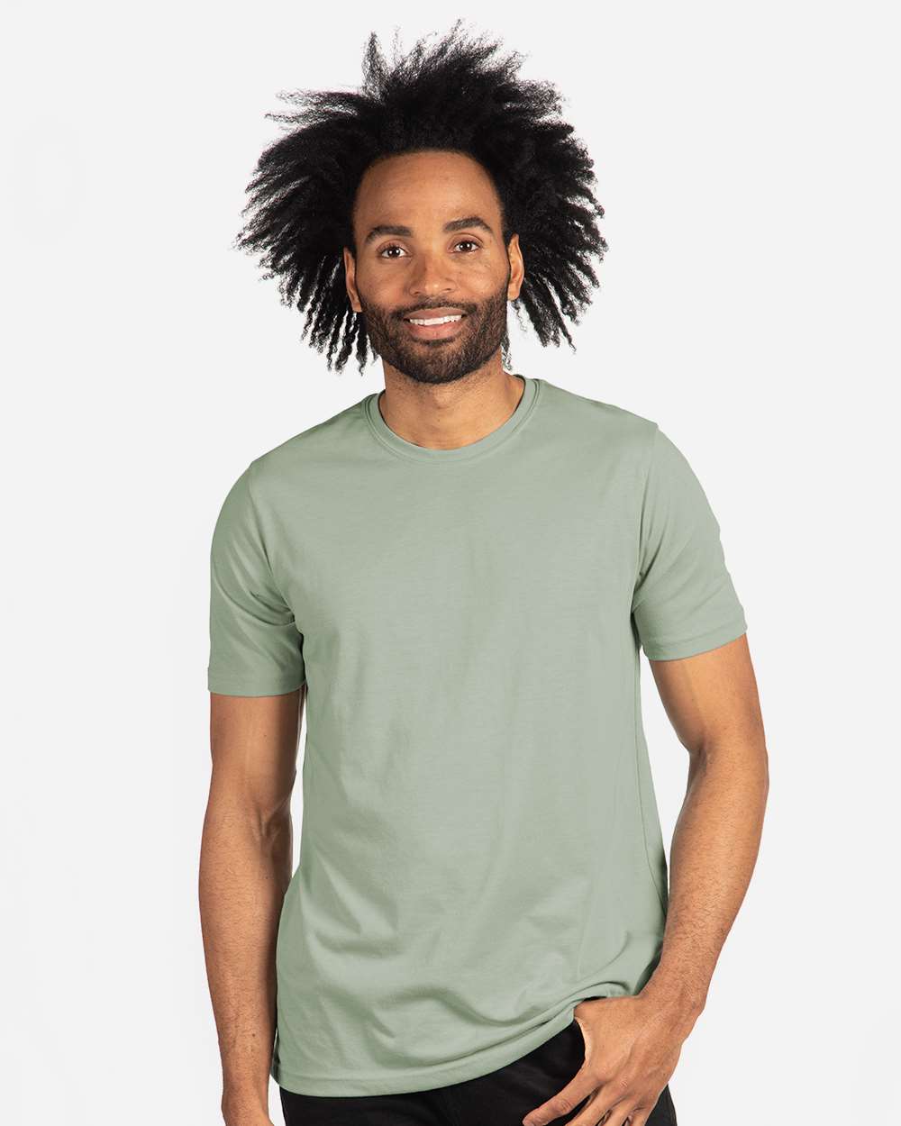 Unisex Festival T-Shirt - OnModelFront - B03318172 - Stonewash Green