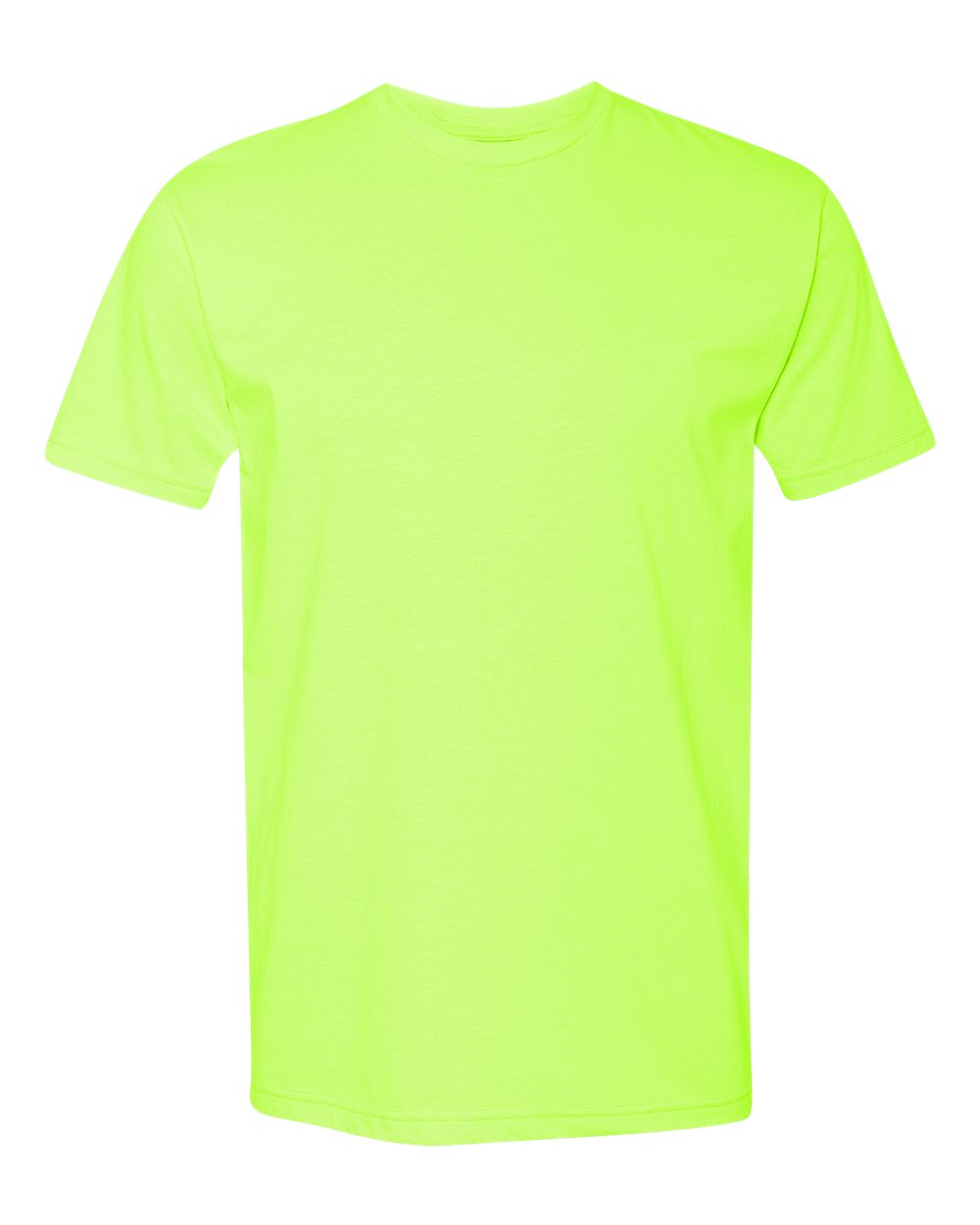 Unisex CVC T-Shirt - Front - B20618412 - Neon Yellow