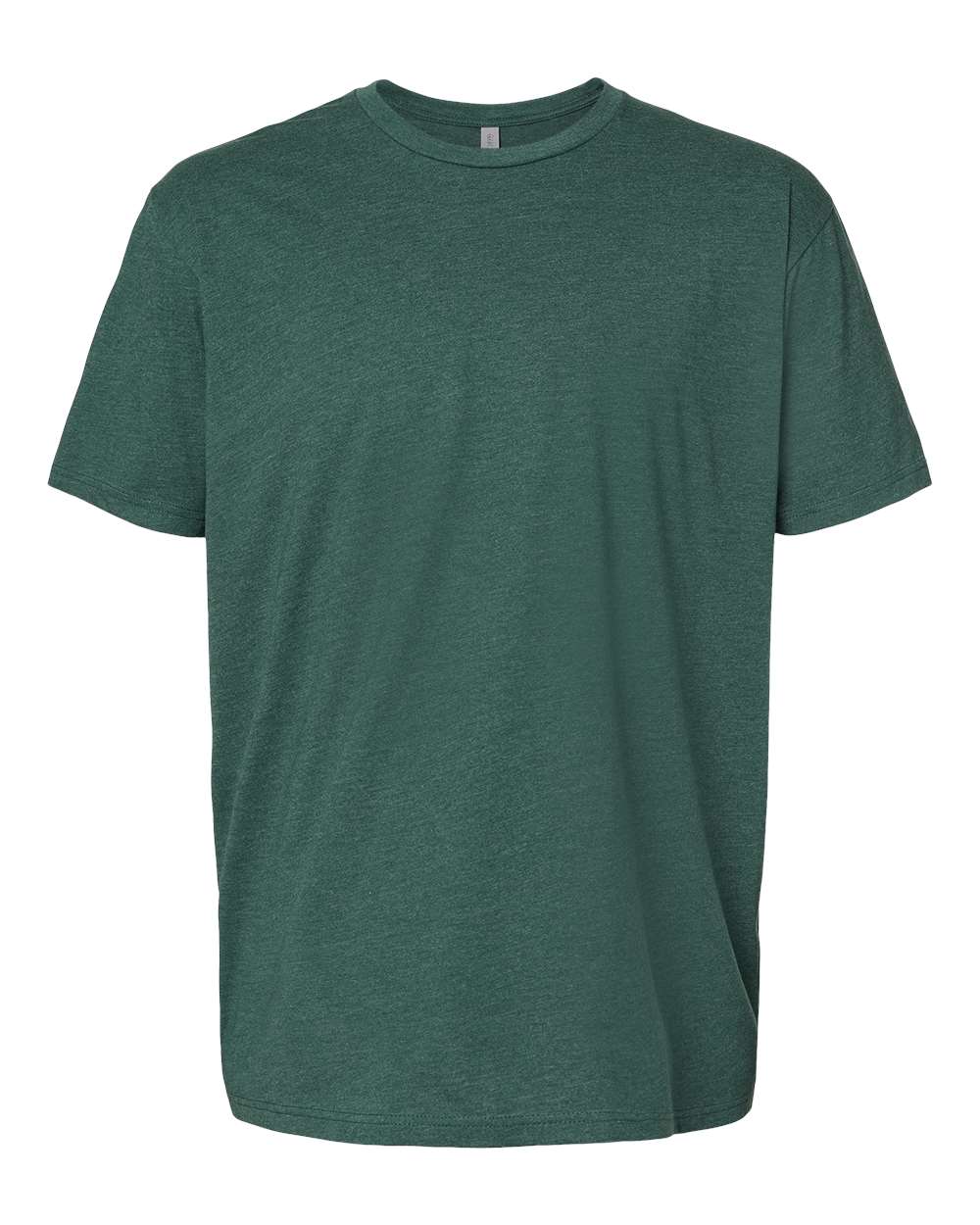 Unisex CVC T-Shirt - Front - B20618542 - Heather Forest Green