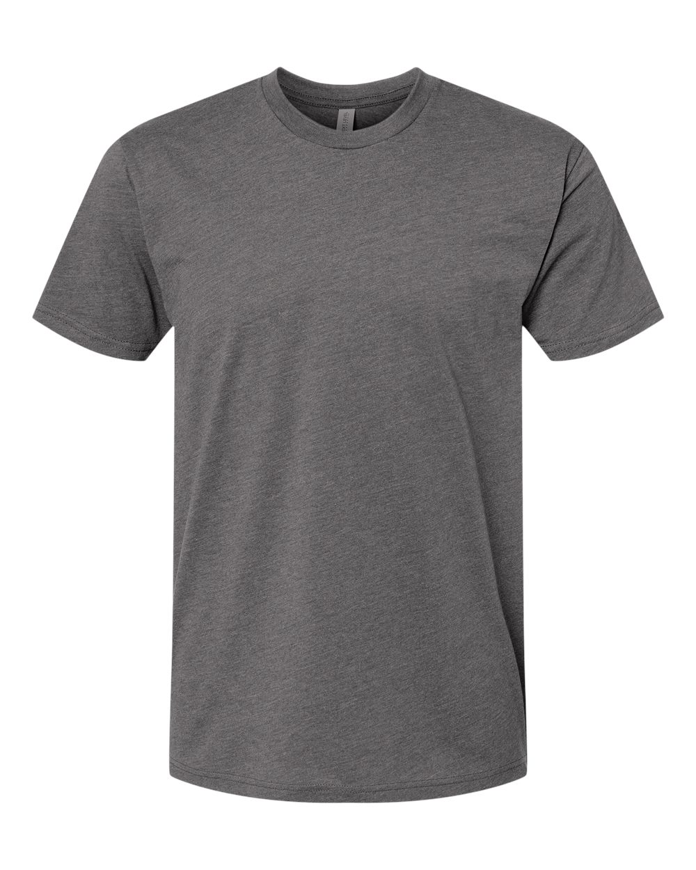 Unisex CVC T-Shirt - Front - B20618582 - Heather Heavy Metal