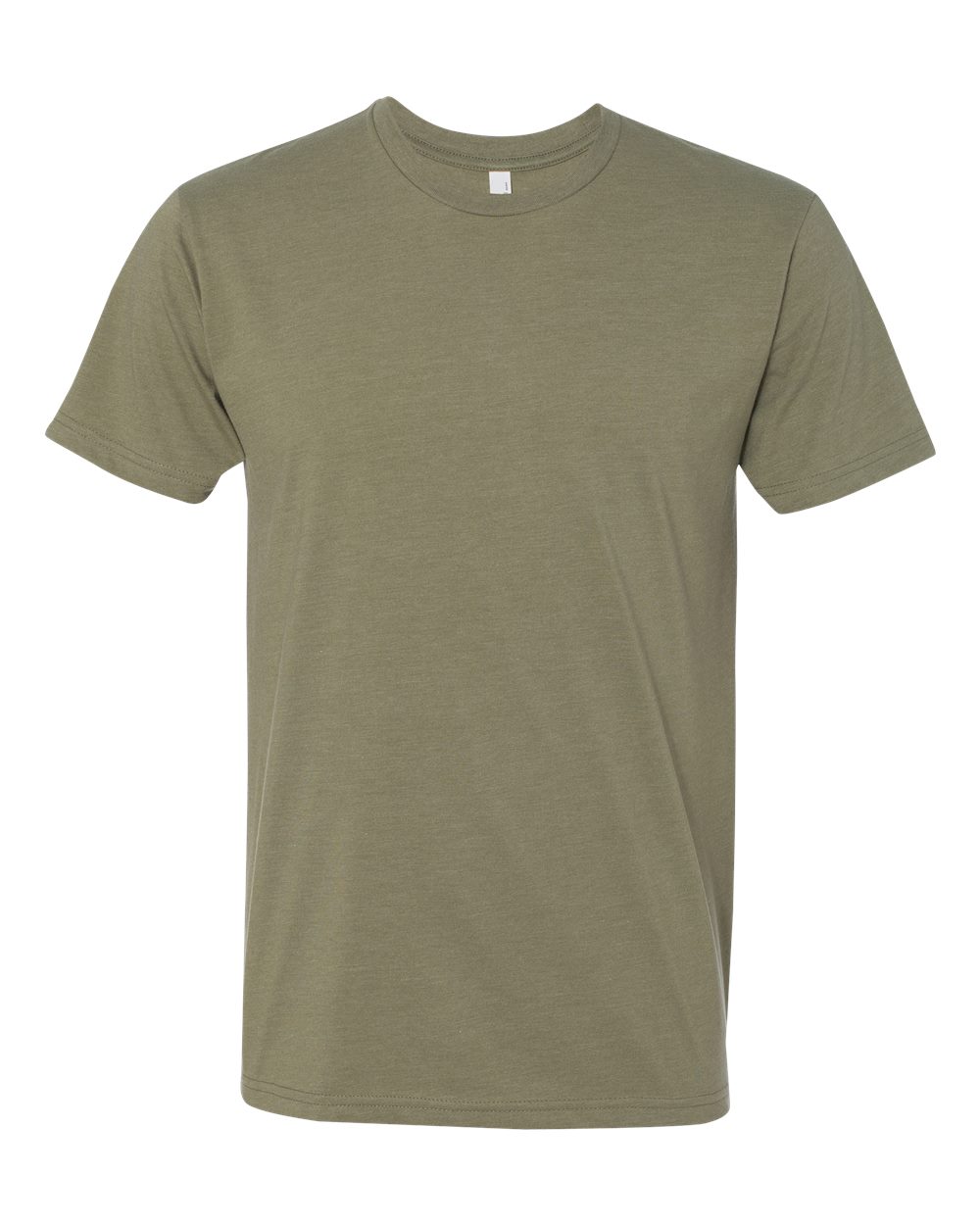 Unisex CVC T-Shirt - Front - B20618642 - Light Olive