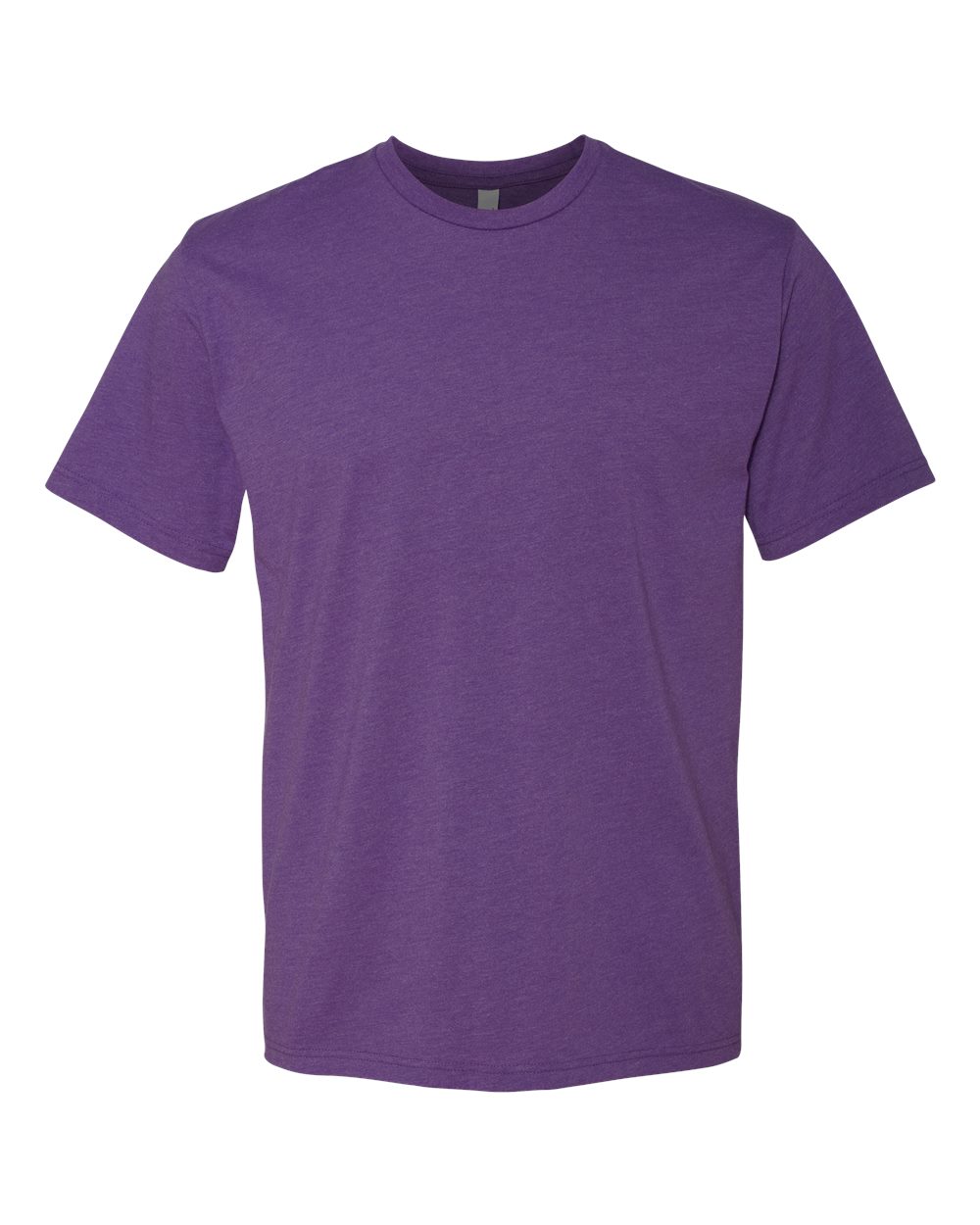 Unisex CVC T-Shirt - Front - B20618672 - Purple Rush