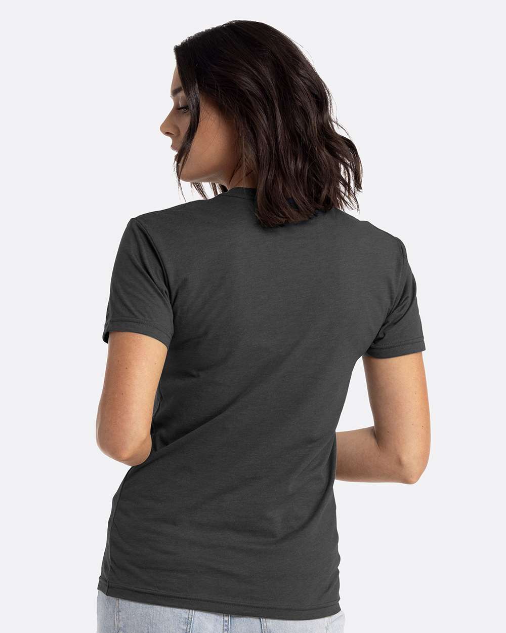Unisex CVC T-Shirt - OnModelBack - B20618092 - Charcoal