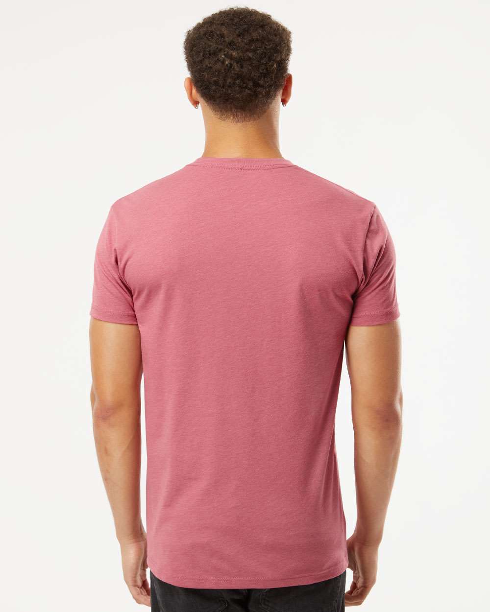 Unisex CVC T-Shirt - OnModelBack - B20618302 - Heather Mauve
