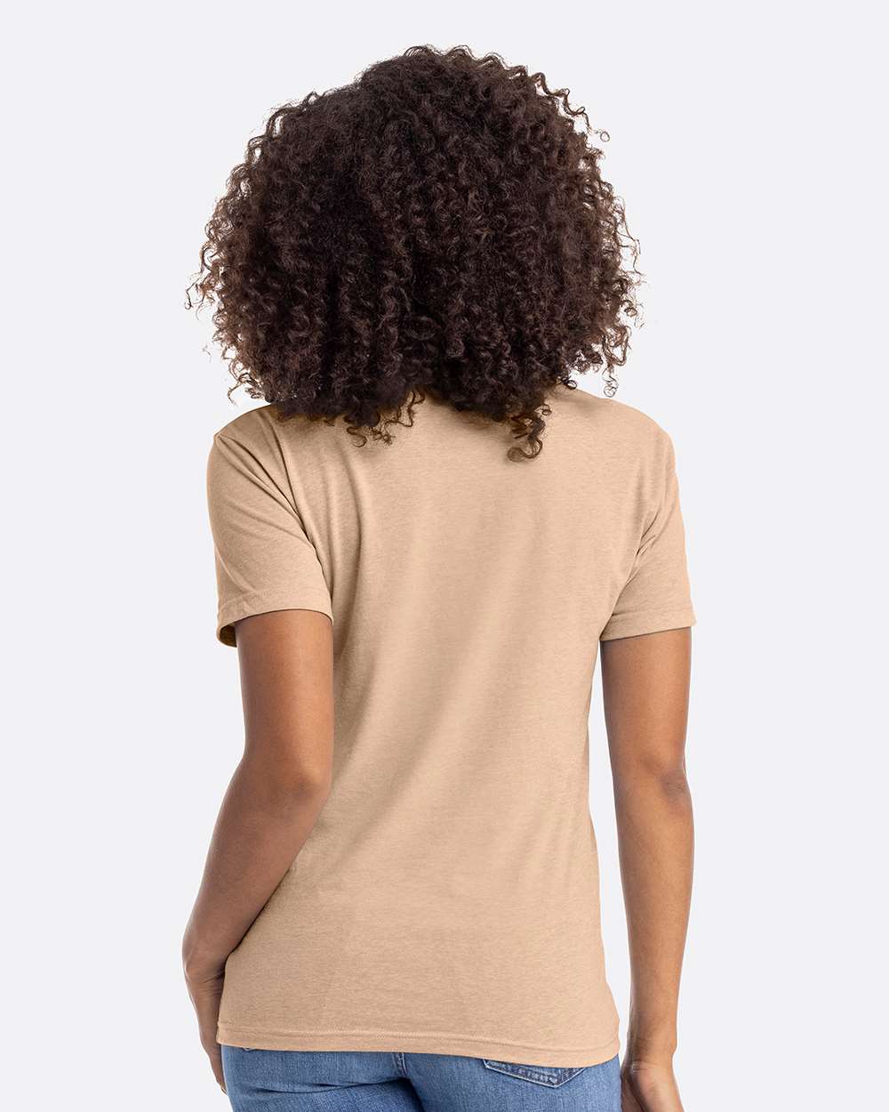 Unisex CVC T-Shirt - OnModelBack - B20618952 - Heather Tan