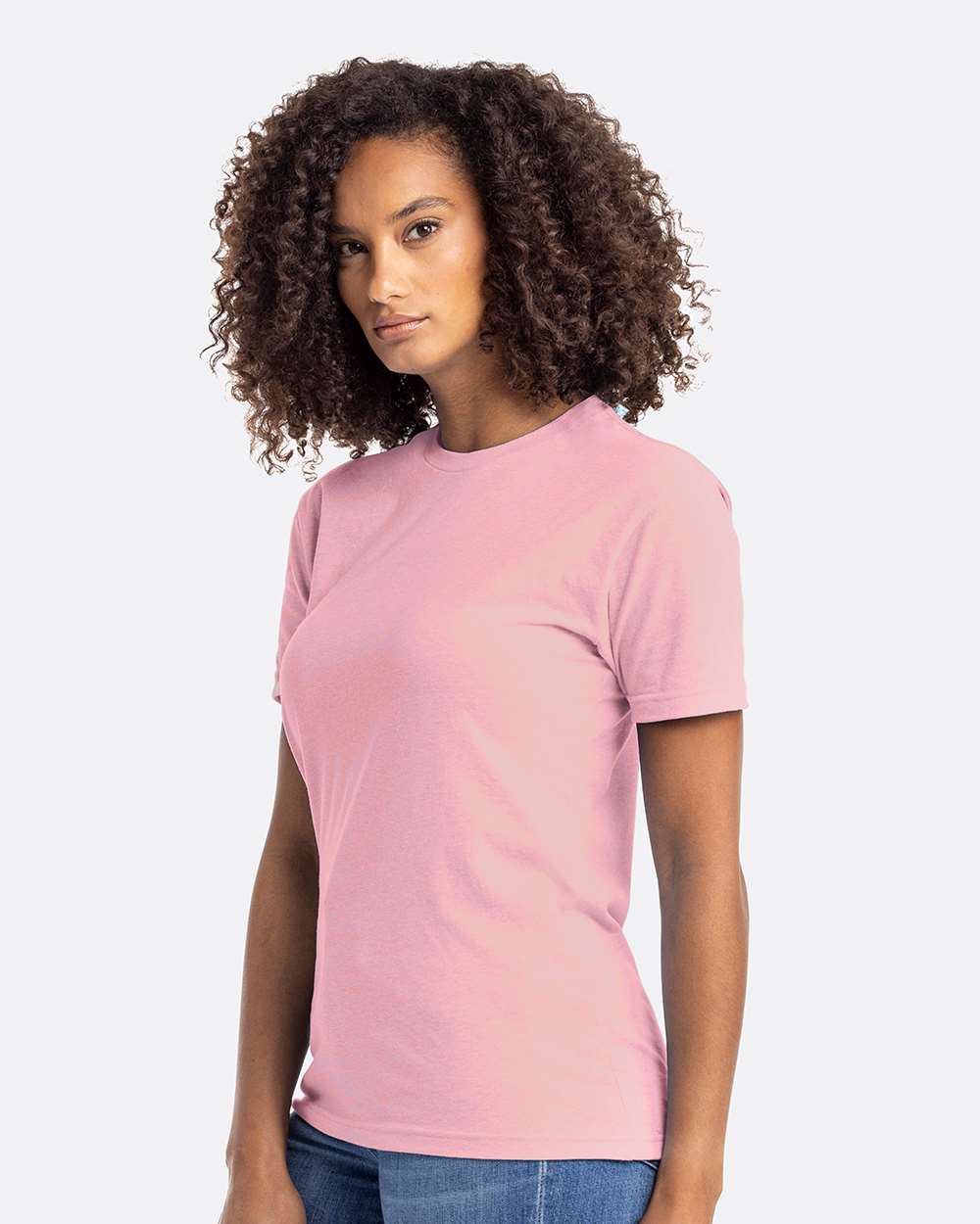Unisex CVC T-Shirt - OnModelSide - B20618312 - Heather Light Pink