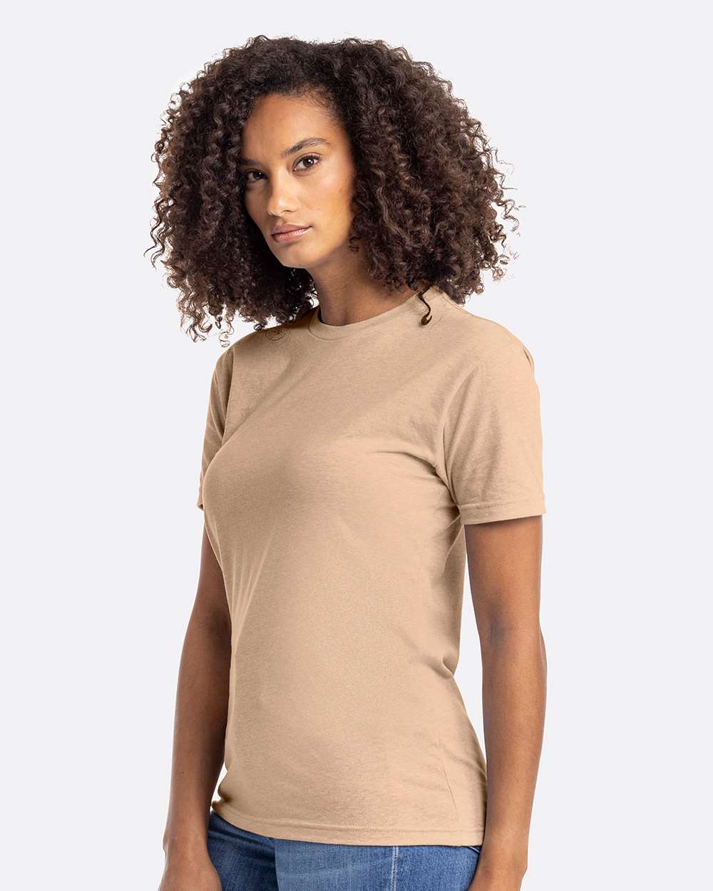 Unisex CVC T-Shirt - OnModelSide - B20618952 - Heather Tan
