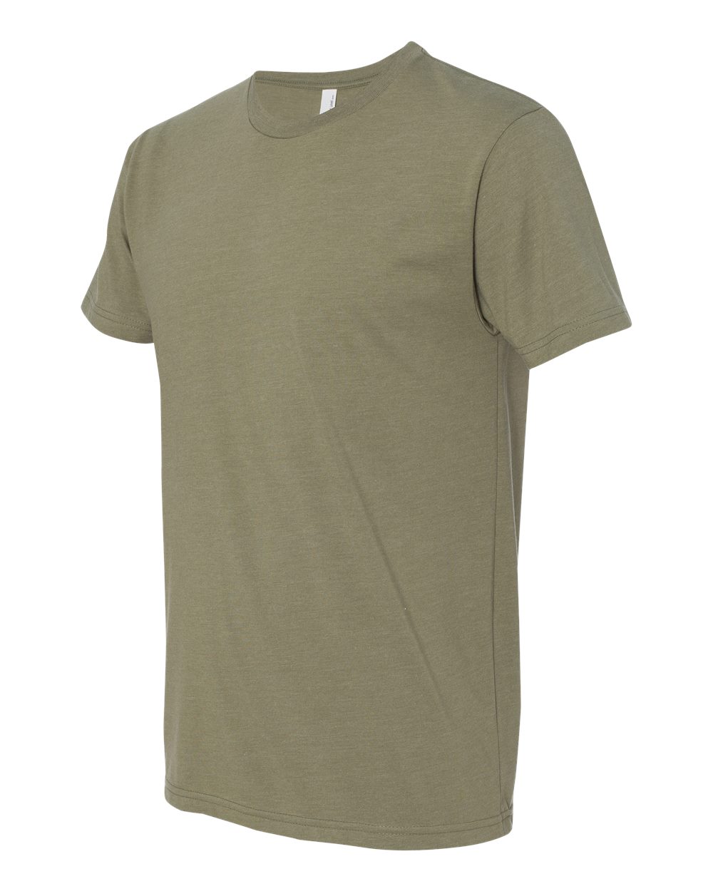 Unisex CVC T-Shirt - Side - B20618642 - Light Olive