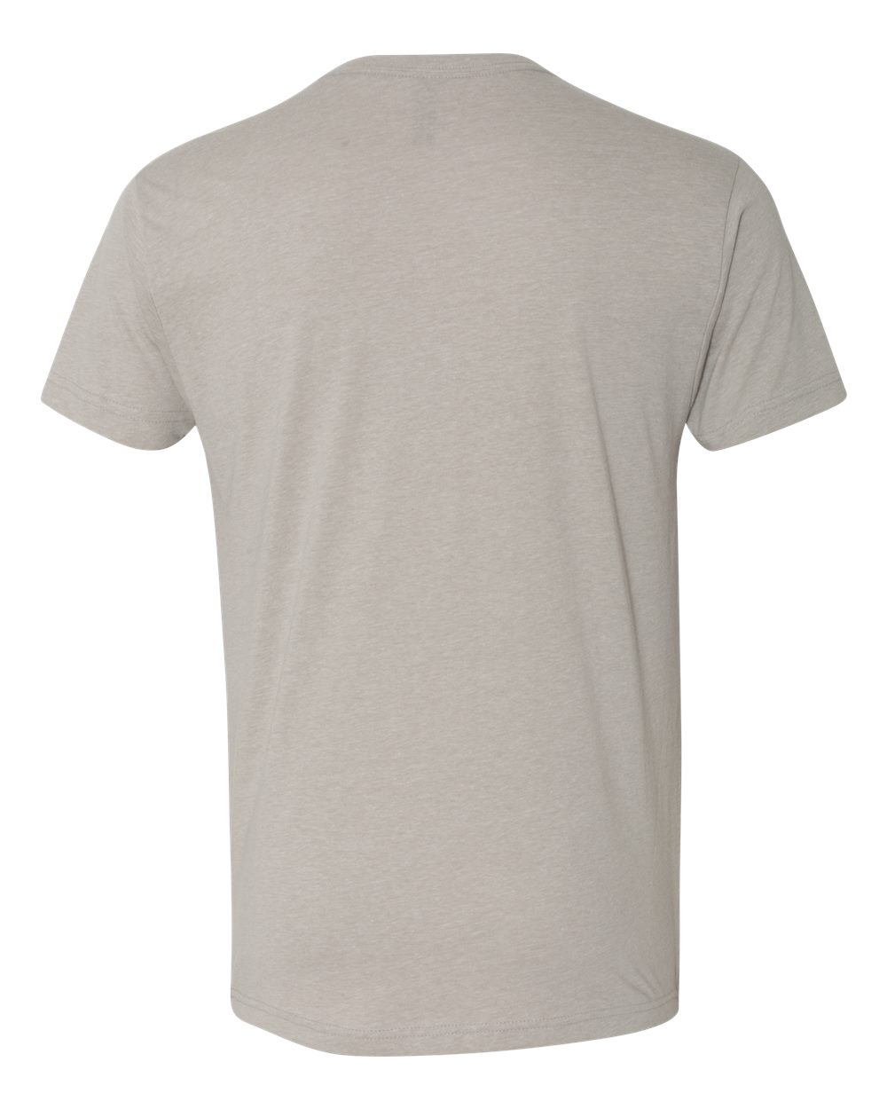 Men's CVC V-Neck T-Shirt - Back - B21918363 - Silk