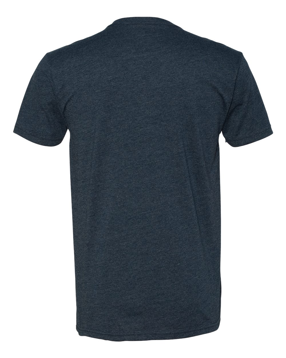 Men's CVC V-Neck T-Shirt - Back - B21918653 - Midnight Navy