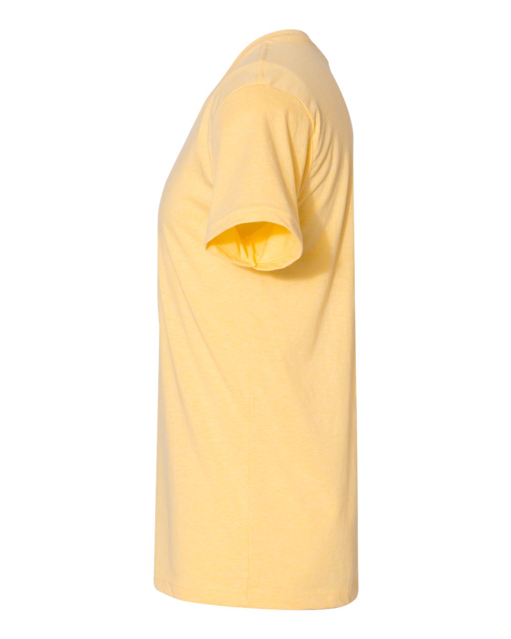 Men's CVC V-Neck T-Shirt - DirectSide - B21918403 - Banana Cream