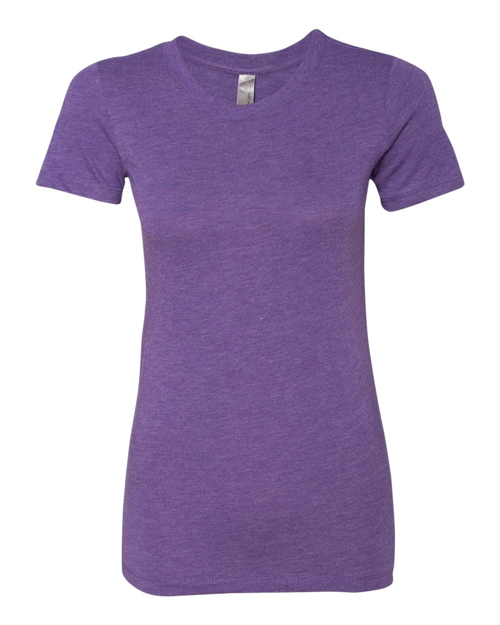 Women’s Triblend T-Shirt - Front - B82418673 - Purple Rush