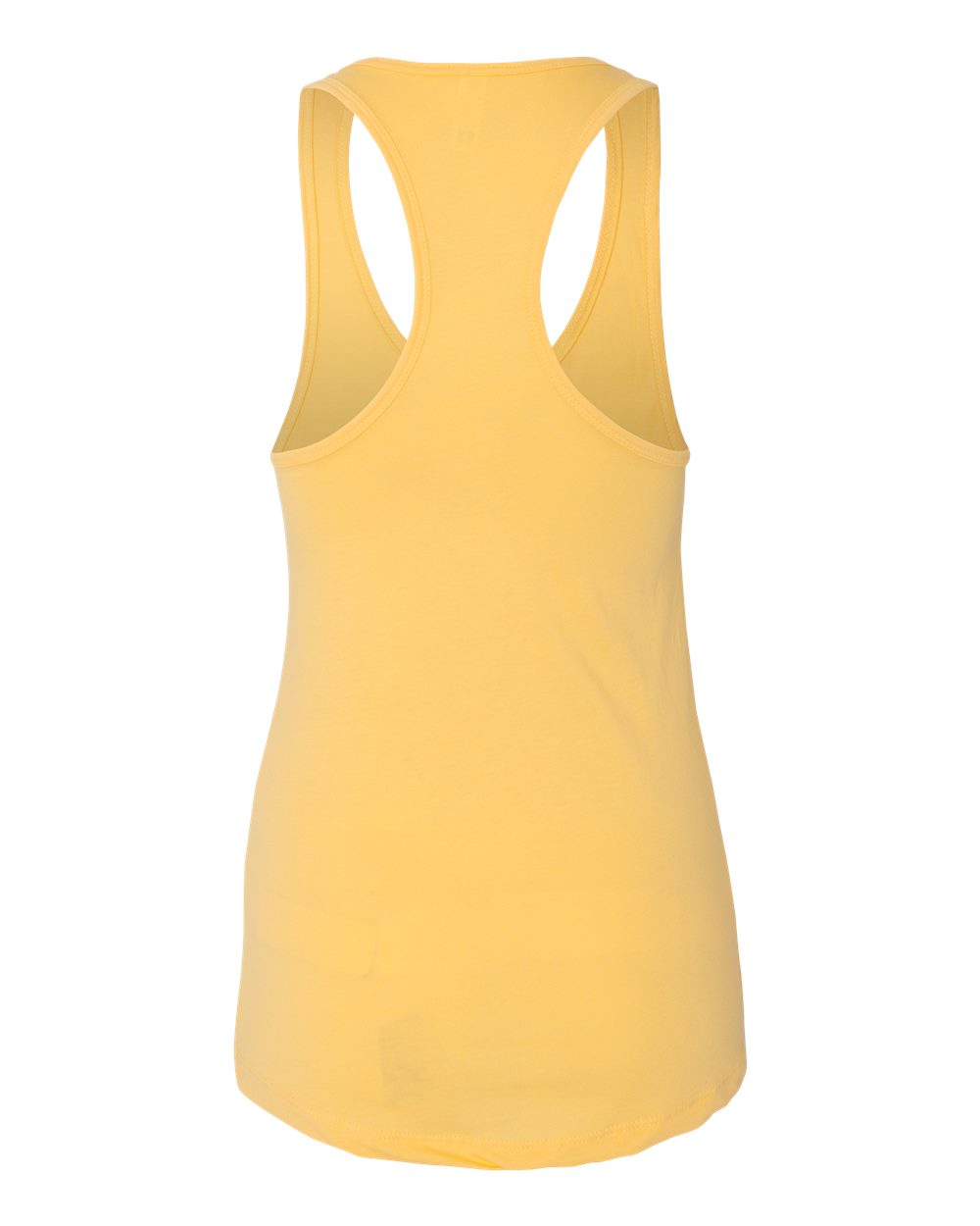 Women's Ideal Racerback Tank - Back - B56718402 - Banana Cream