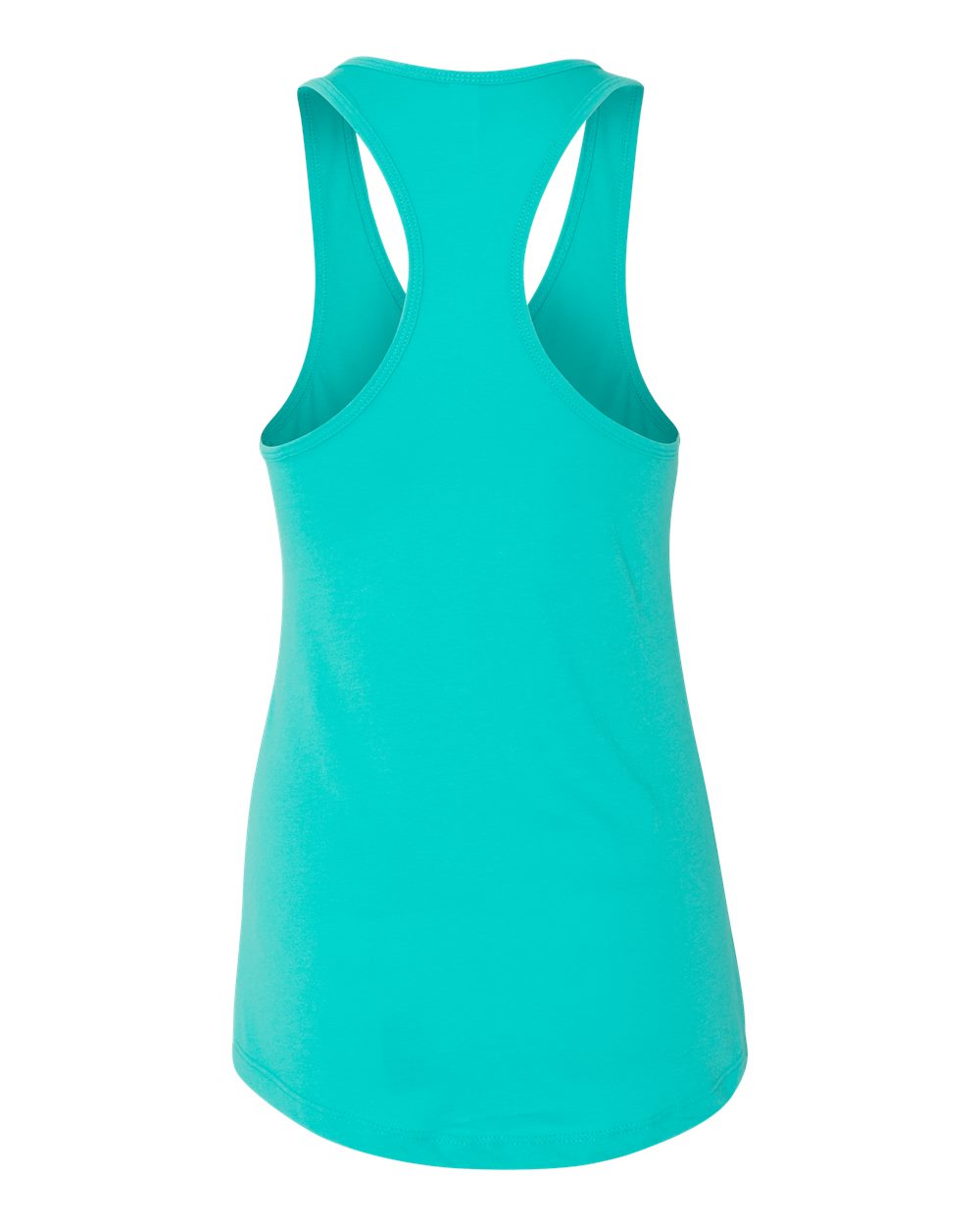 Women's Ideal Racerback Tank - Back - B56718972 - Tahiti Blue