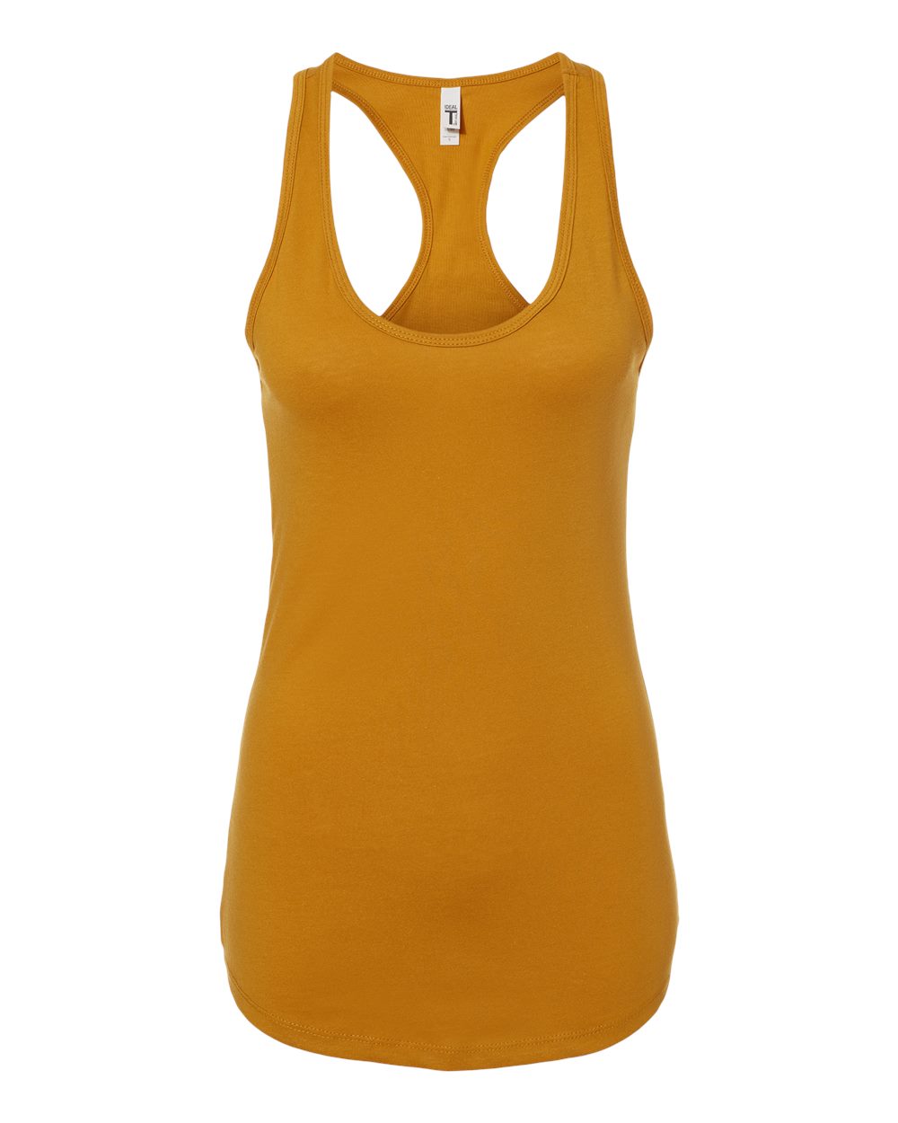 Women's Ideal Racerback Tank - Front - B56718122 - Antique Gold