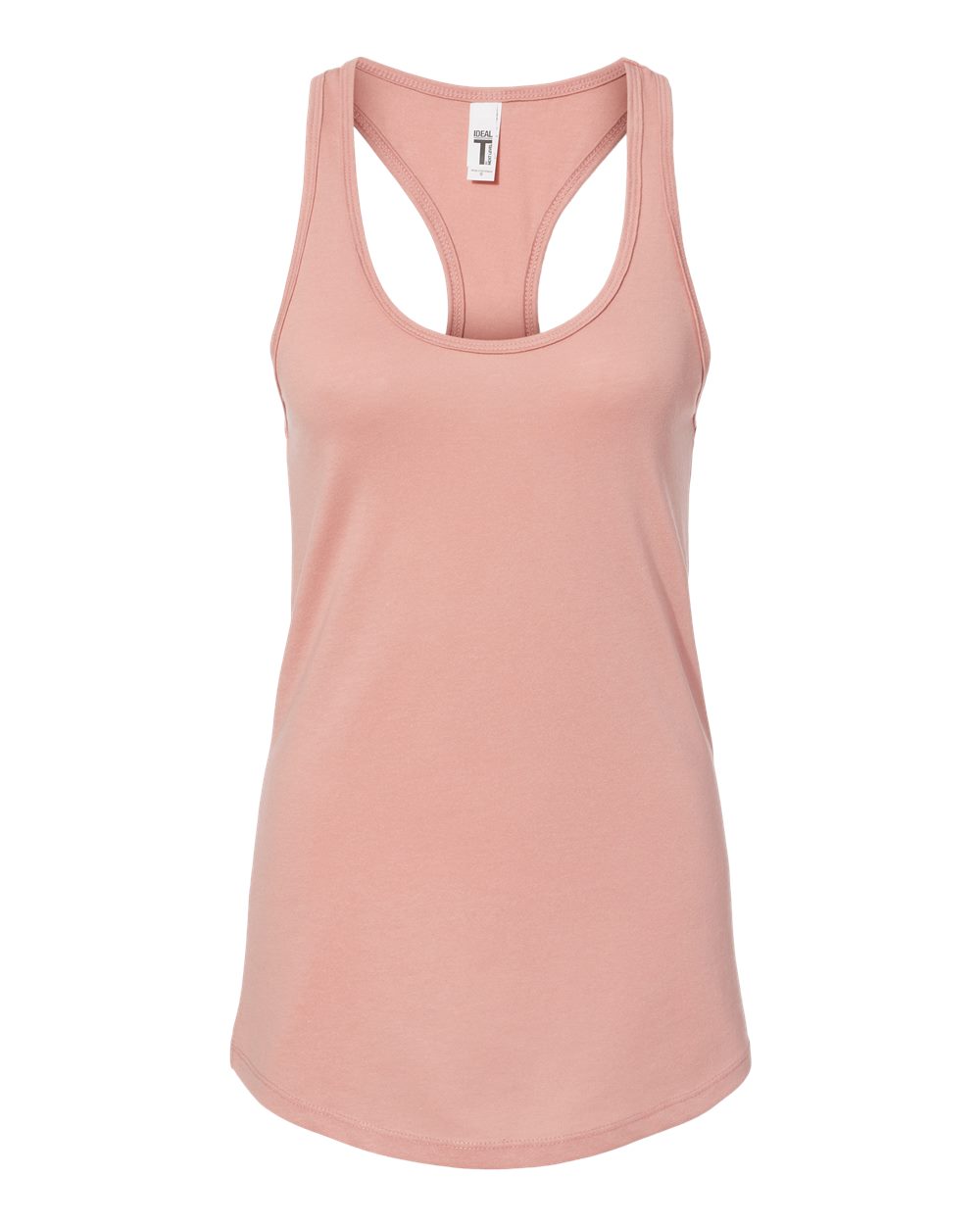 Women's Ideal Racerback Tank - Front - B56718302 - Desert Pink