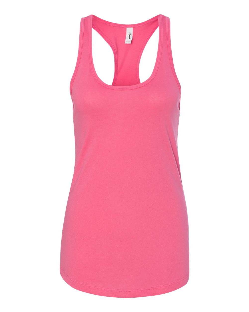 Women's Ideal Racerback Tank - Front - B56718312 - Hot Pink