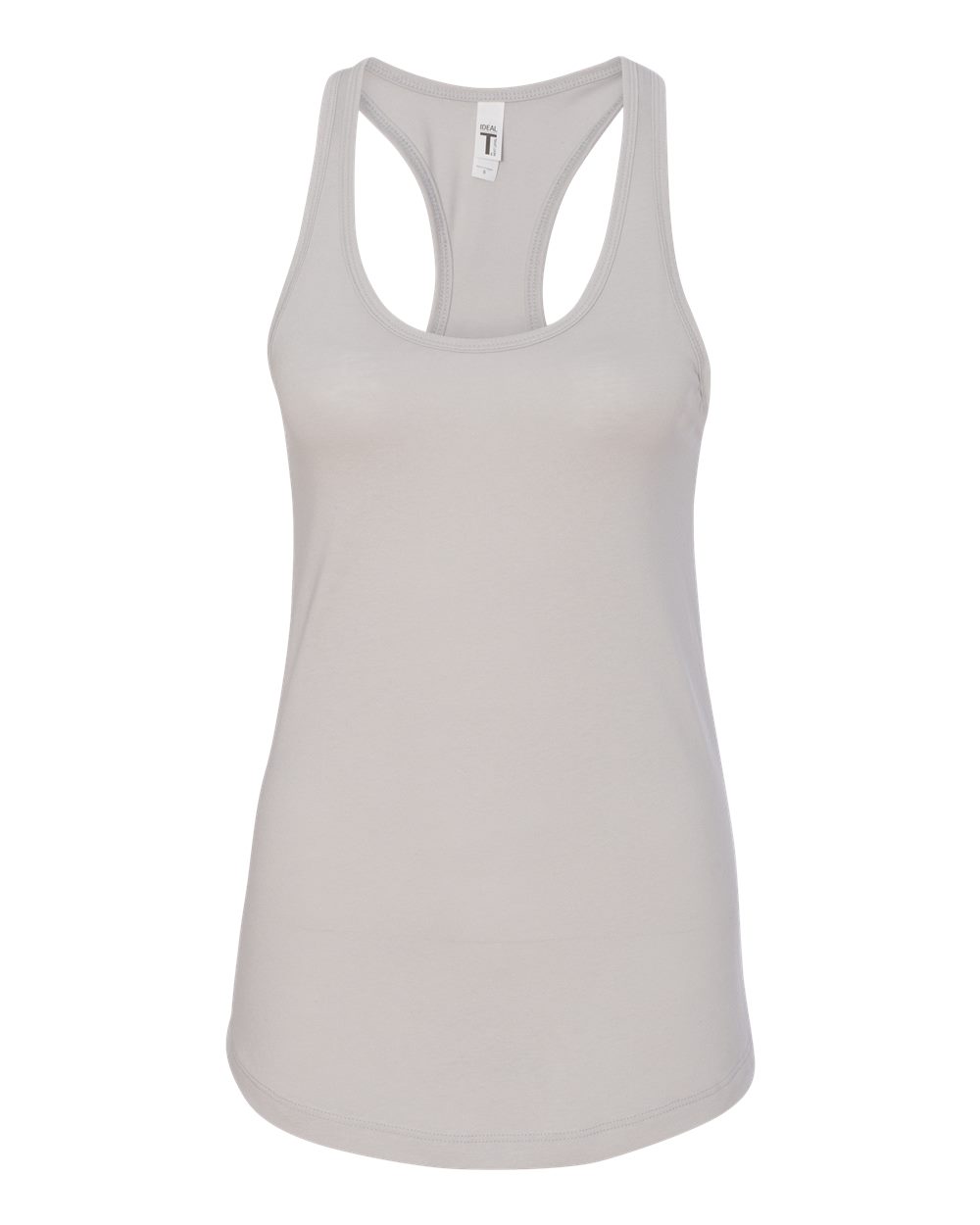 Women's Ideal Racerback Tank - Front - B56718352 - Silver