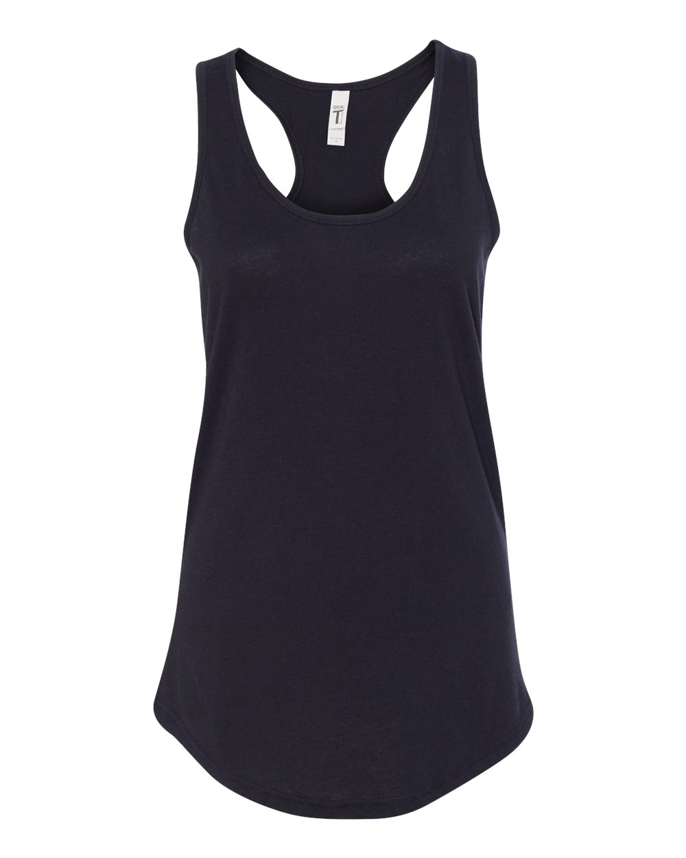 Women's Ideal Racerback Tank - Front - B56718502 - Black