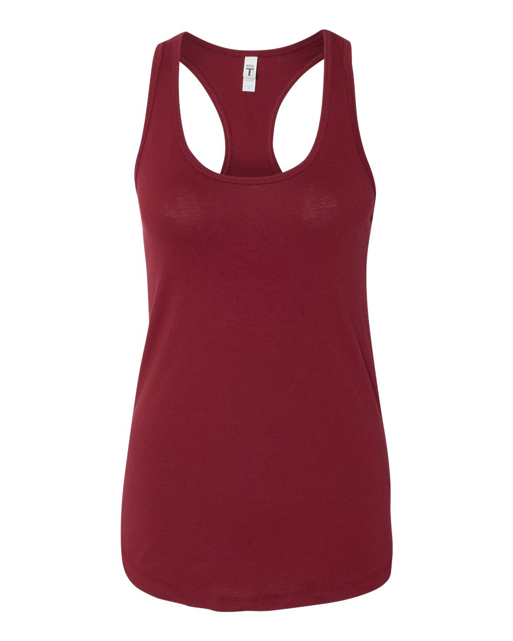 Women's Ideal Racerback Tank - Front - B56718522 - Cardinal