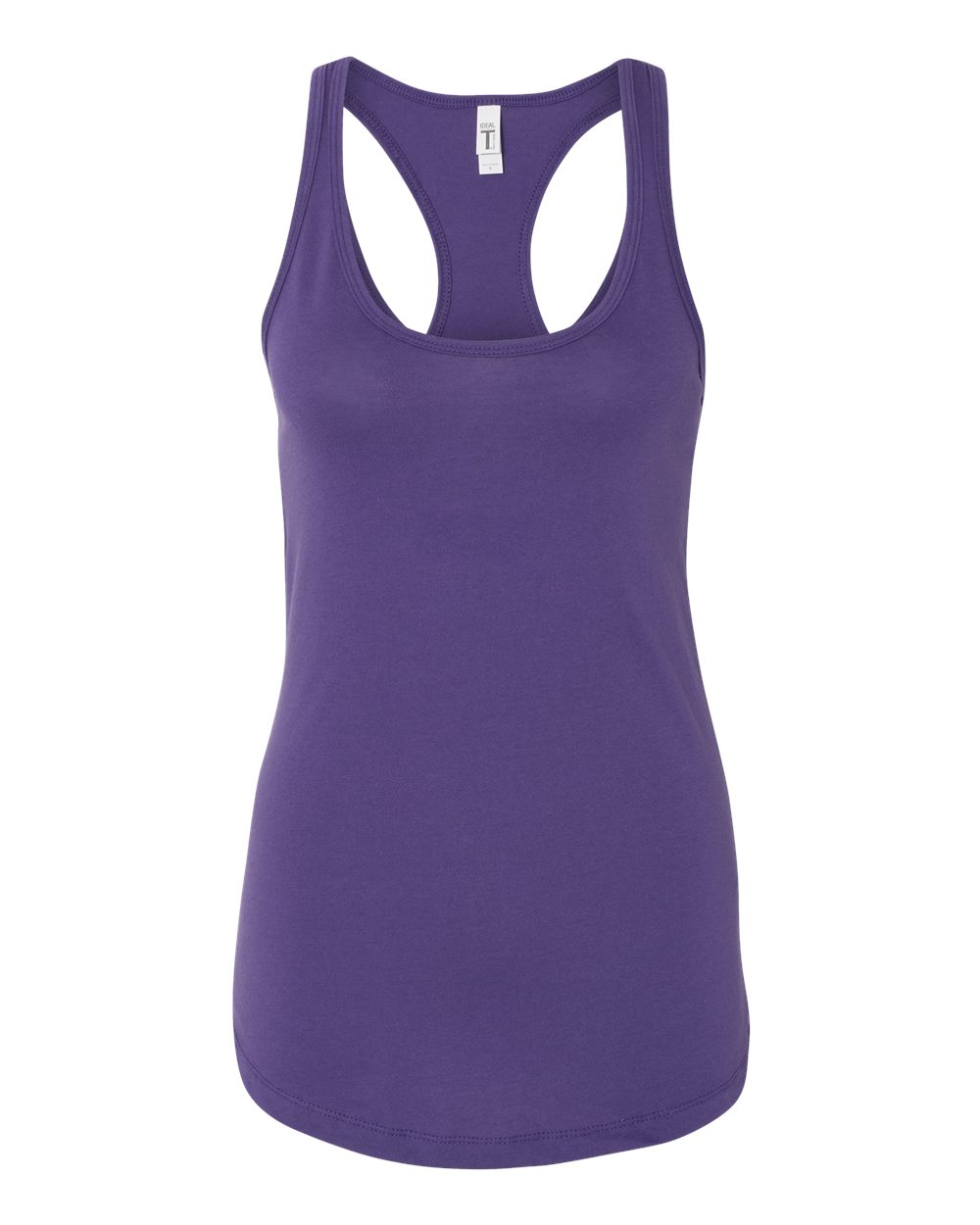 Women's Ideal Racerback Tank - Front - B56718672 - Purple Rush
