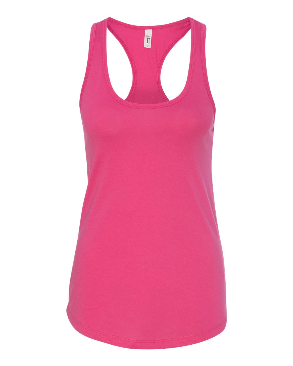 Women's Ideal Racerback Tank - Front - B56718692 - Raspberry