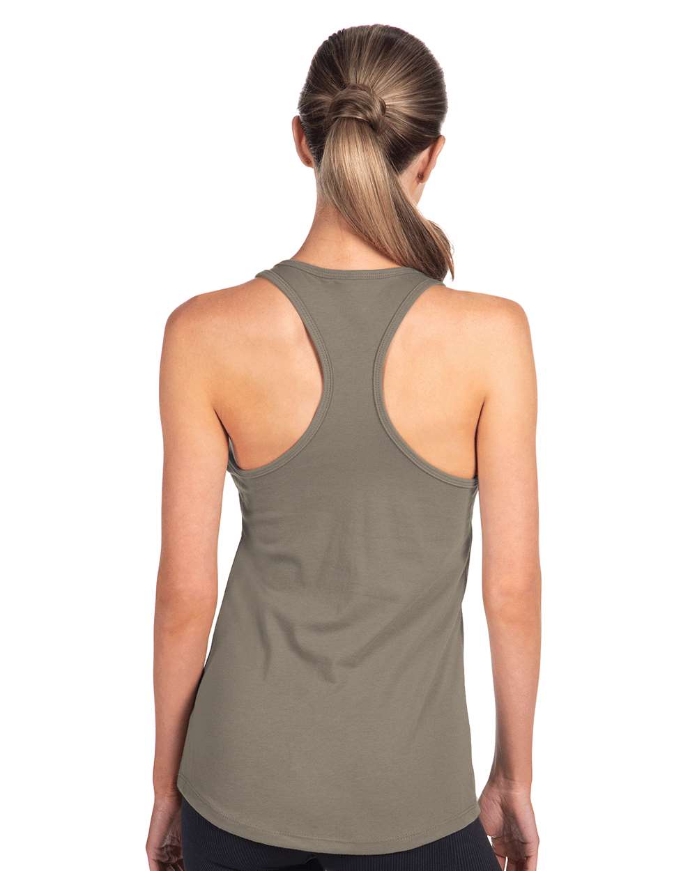 Women's Ideal Racerback Tank - OnModelBack - B56718102 - Warm Grey