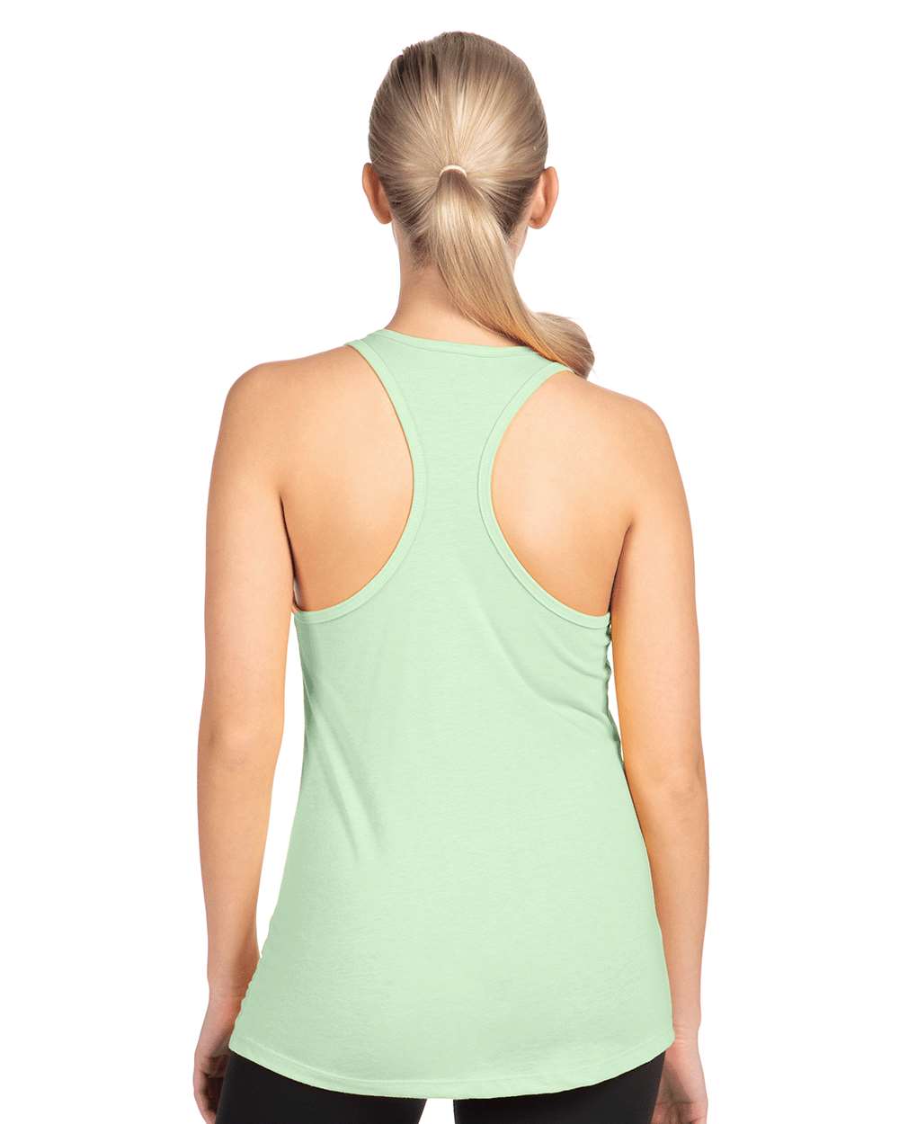 Women's Ideal Racerback Tank - OnModelBack - B56718112 - Mint
