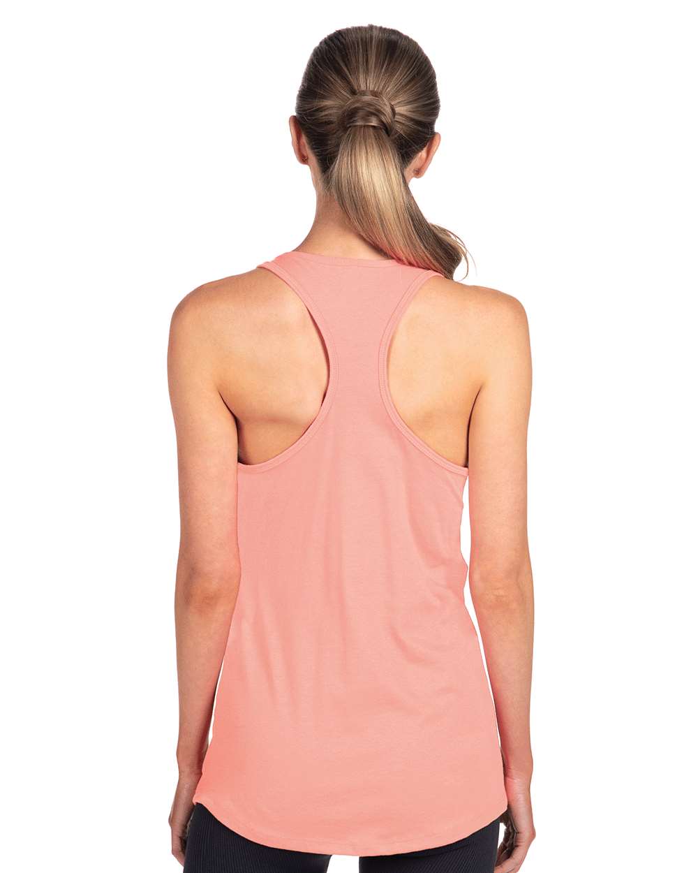 Women's Ideal Racerback Tank - OnModelBack - B56718302 - Desert Pink