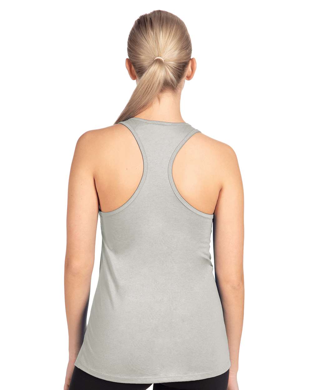 Women's Ideal Racerback Tank - OnModelBack - B56718352 - Silver