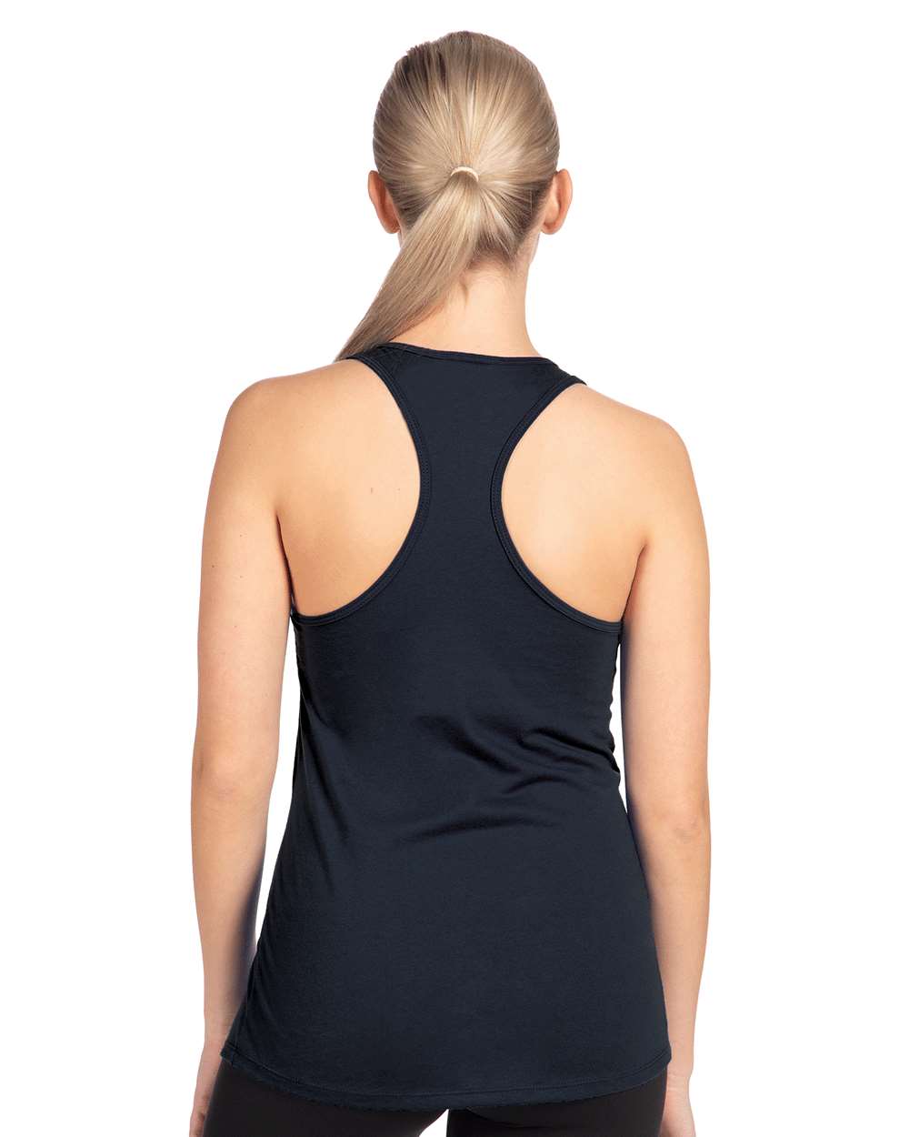 Women's Ideal Racerback Tank - OnModelBack - B56718652 - Midnight Navy