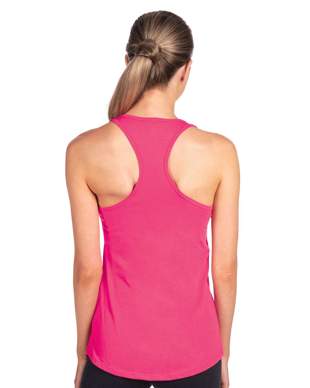 Women's Ideal Racerback Tank - OnModelBack - B56718692 - Raspberry