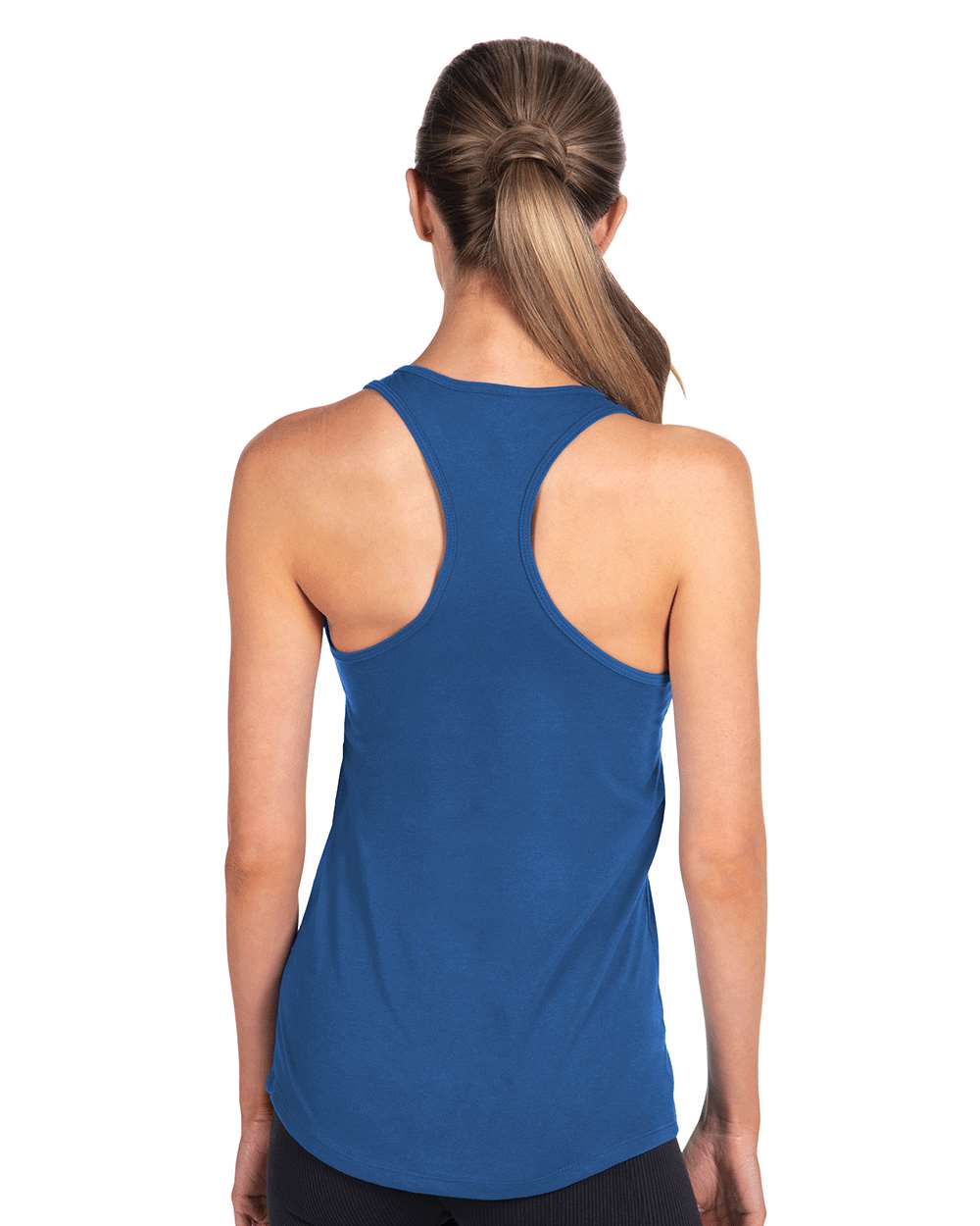 Women's Ideal Racerback Tank - OnModelBack - B56718752 - Royal