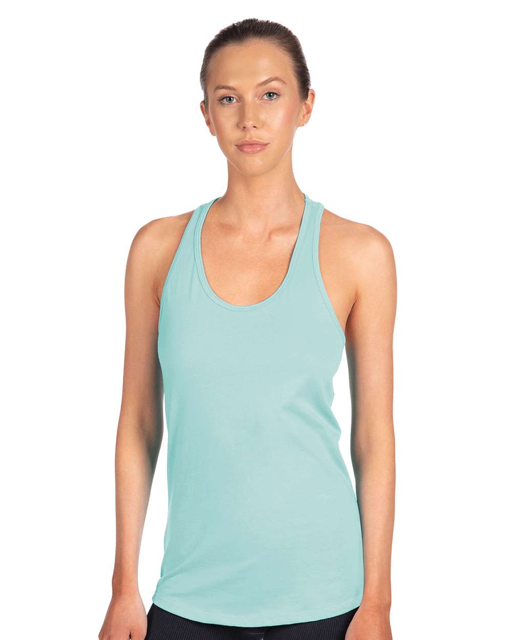 Women's Ideal Racerback Tank - OnModelFront - B56718262 - Cancun
