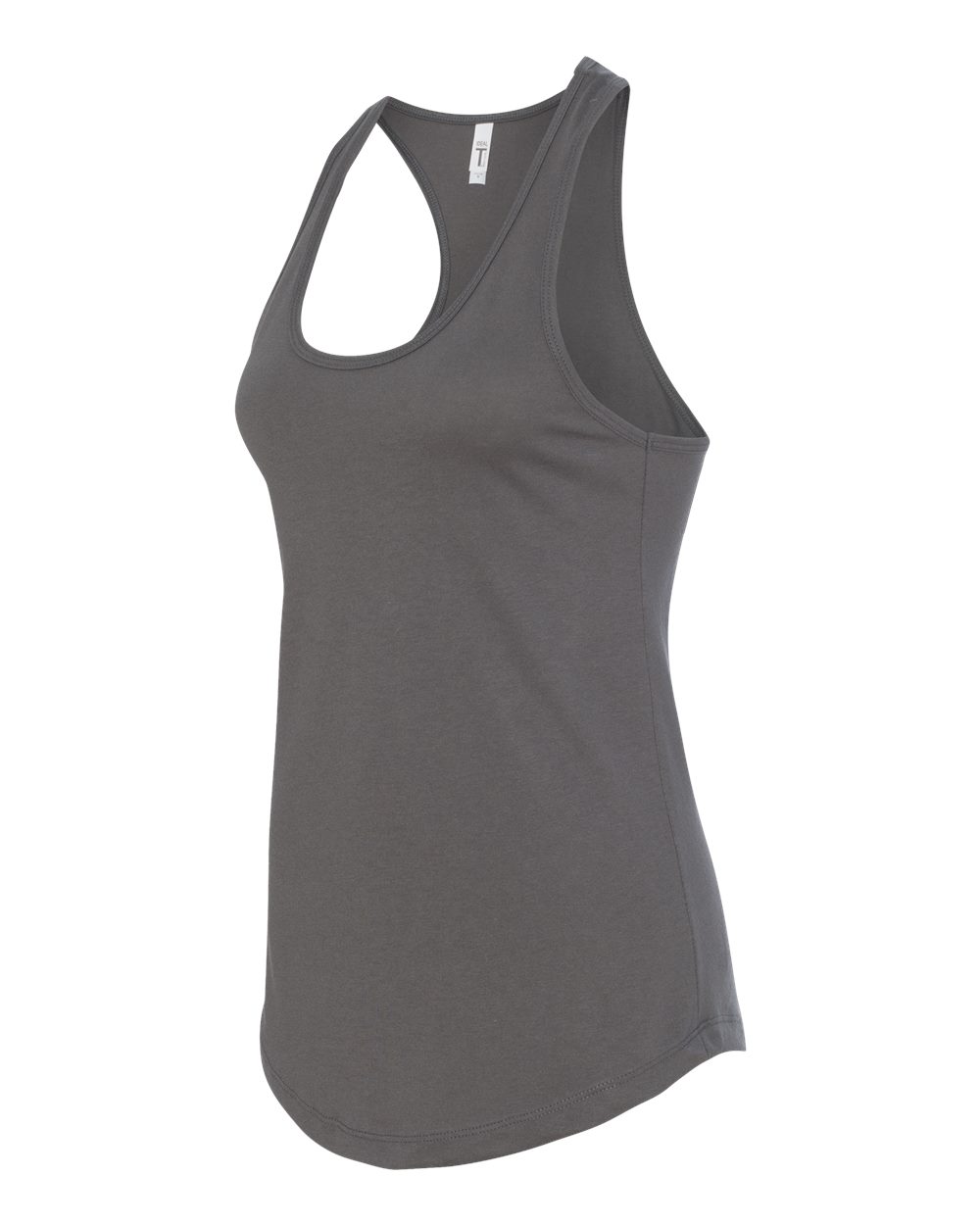 Women's Ideal Racerback Tank - Side - B56718092 - Dark Grey