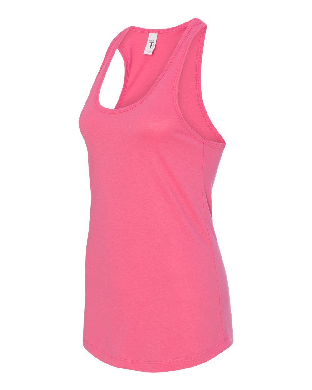Women's Ideal Racerback Tank - Side - B56718312 - Hot Pink