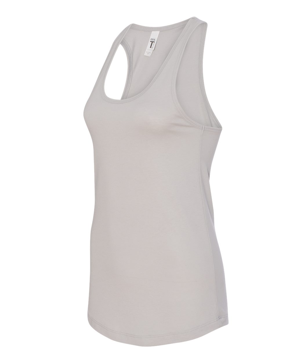 Women's Ideal Racerback Tank - Side - B56718352 - Silver