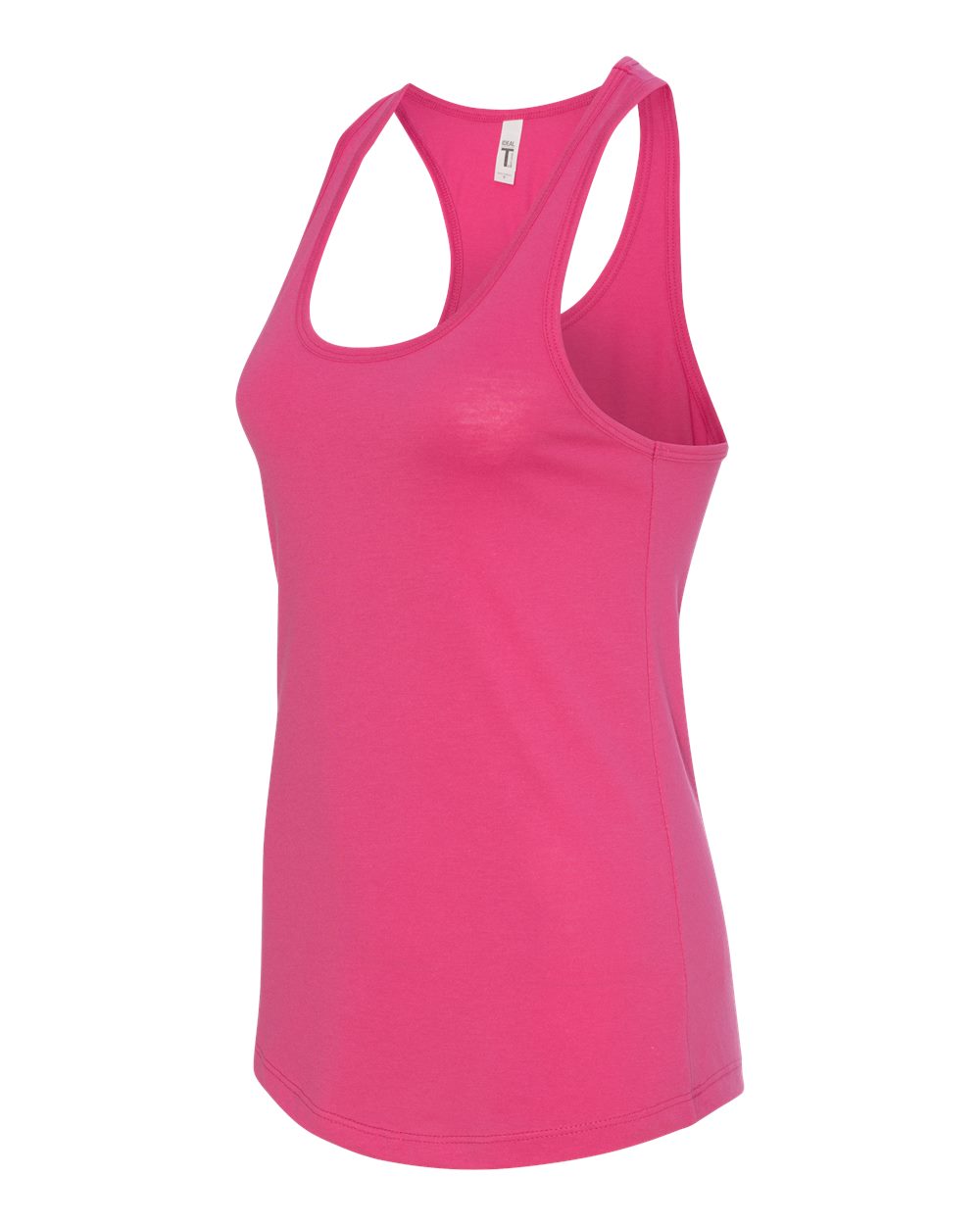 Women's Ideal Racerback Tank - Side - B56718692 - Raspberry