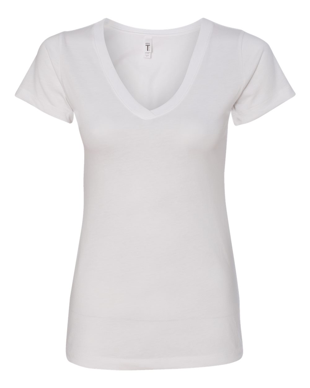 Women's Ideal V-Neck T-Shirt - Front - B57218002 - White
