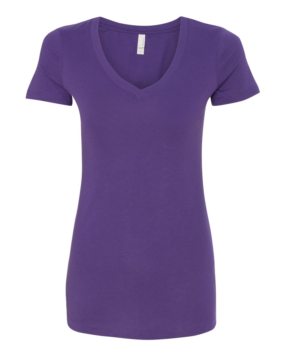 Women's Ideal V-Neck T-Shirt - Front - B57218672 - Purple Rush