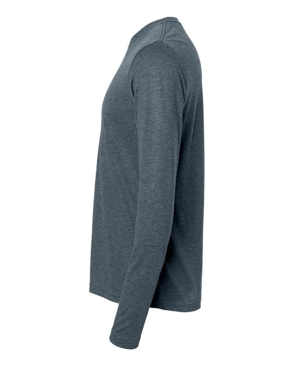 Men's Triblend Long Sleeve T-Shirt - DirectSide - B26818682 - Indigo