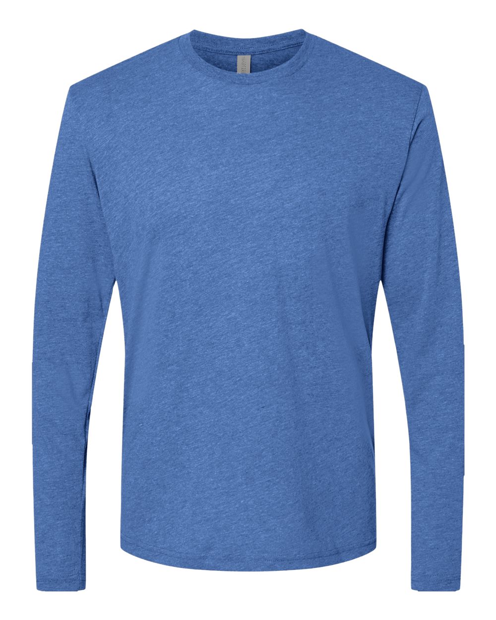 Men's Triblend Long Sleeve T-Shirt - Front - B26818752 - Vintage Royal