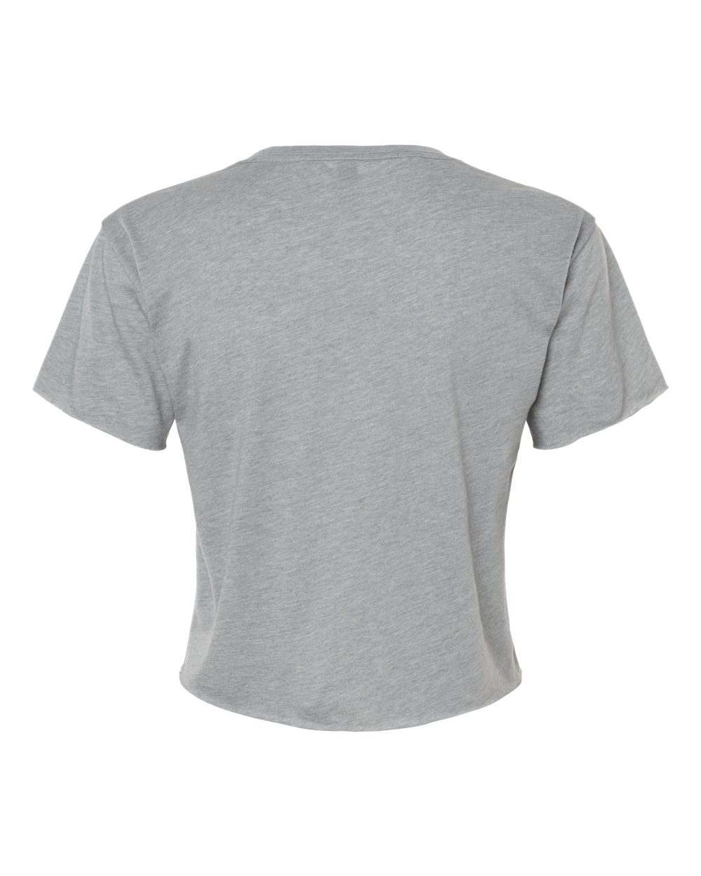 Women's Festival Crop Top - Back - B01018082 - Heather Grey