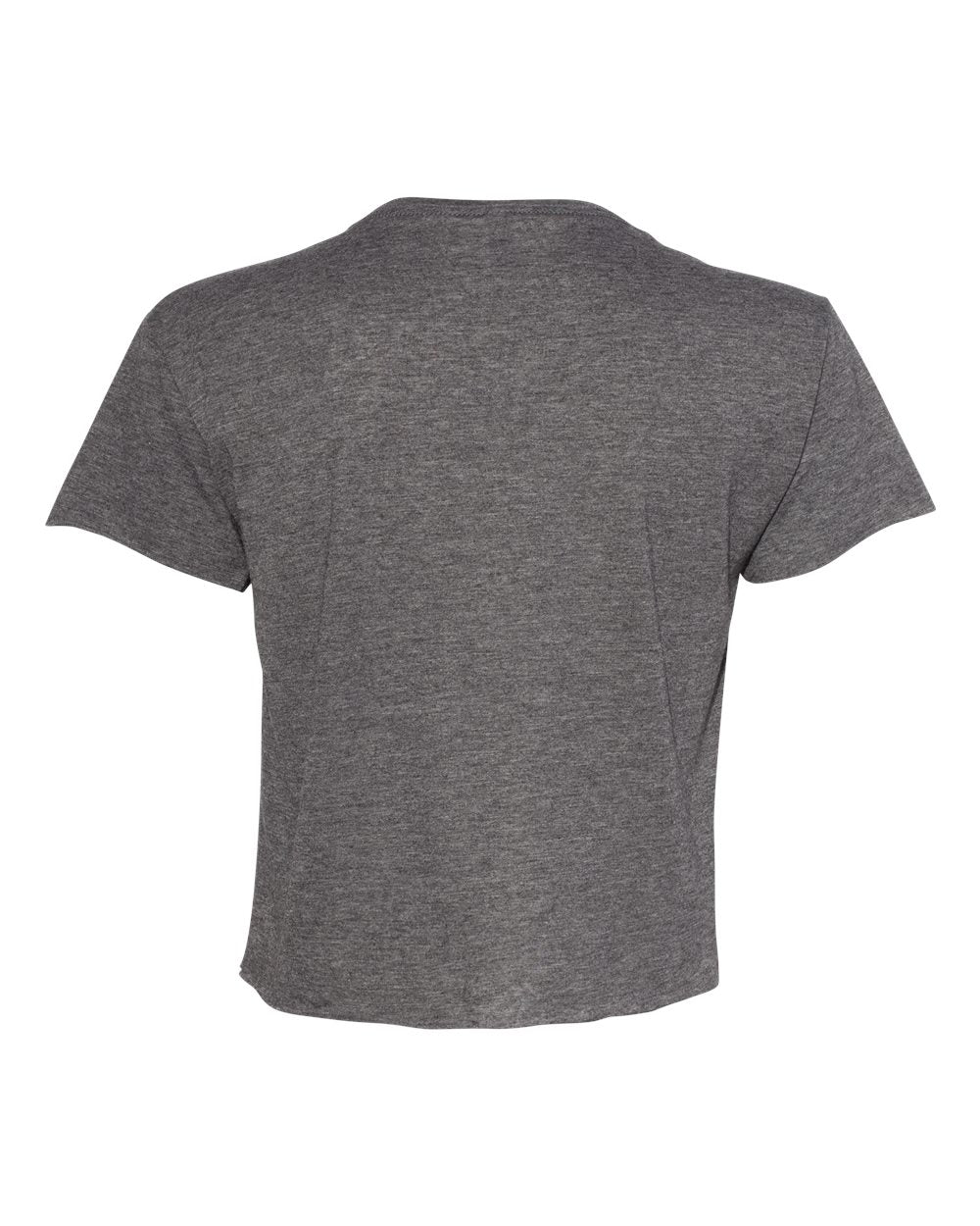 Women's Festival Crop Top - Back - B01018092 - Charcoal