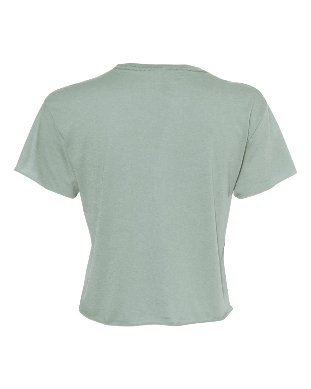 Women's Festival Crop Top - Back - B01018192 - Stonewash Green