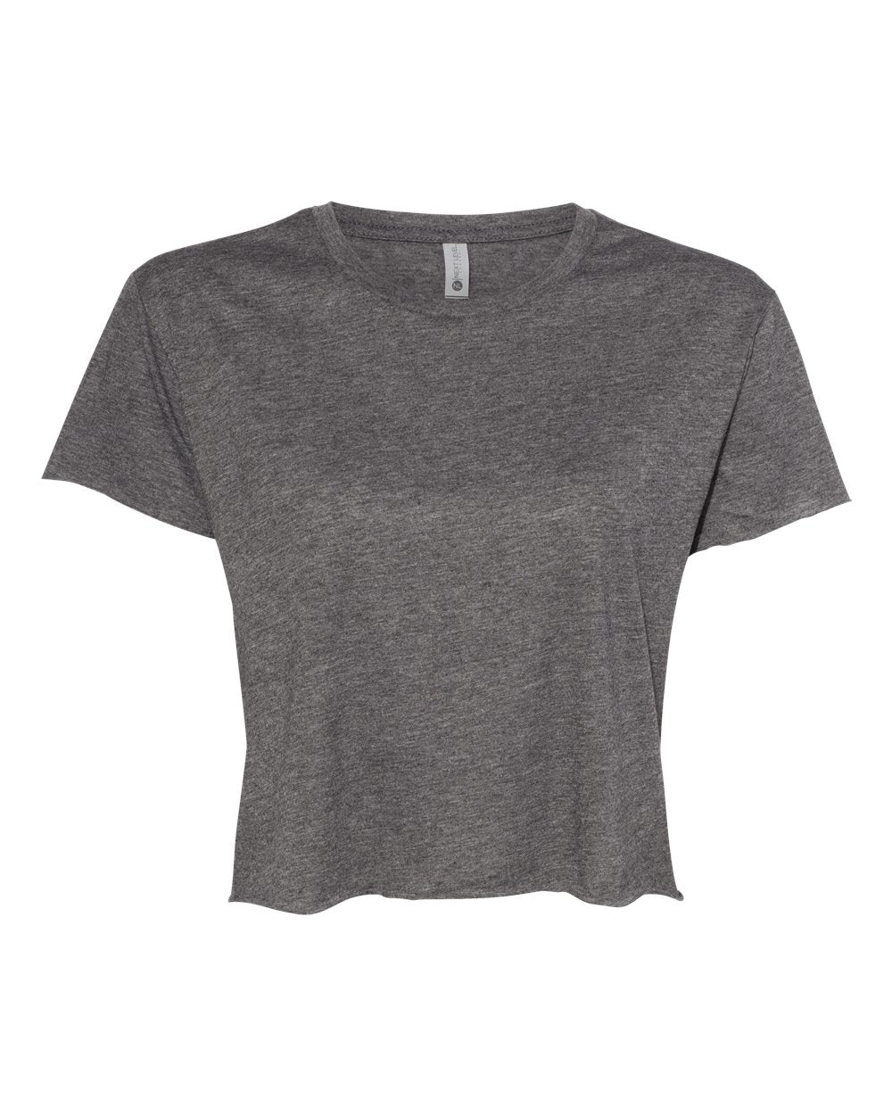 Women's Festival Crop Top - Front - B01018092 - Charcoal