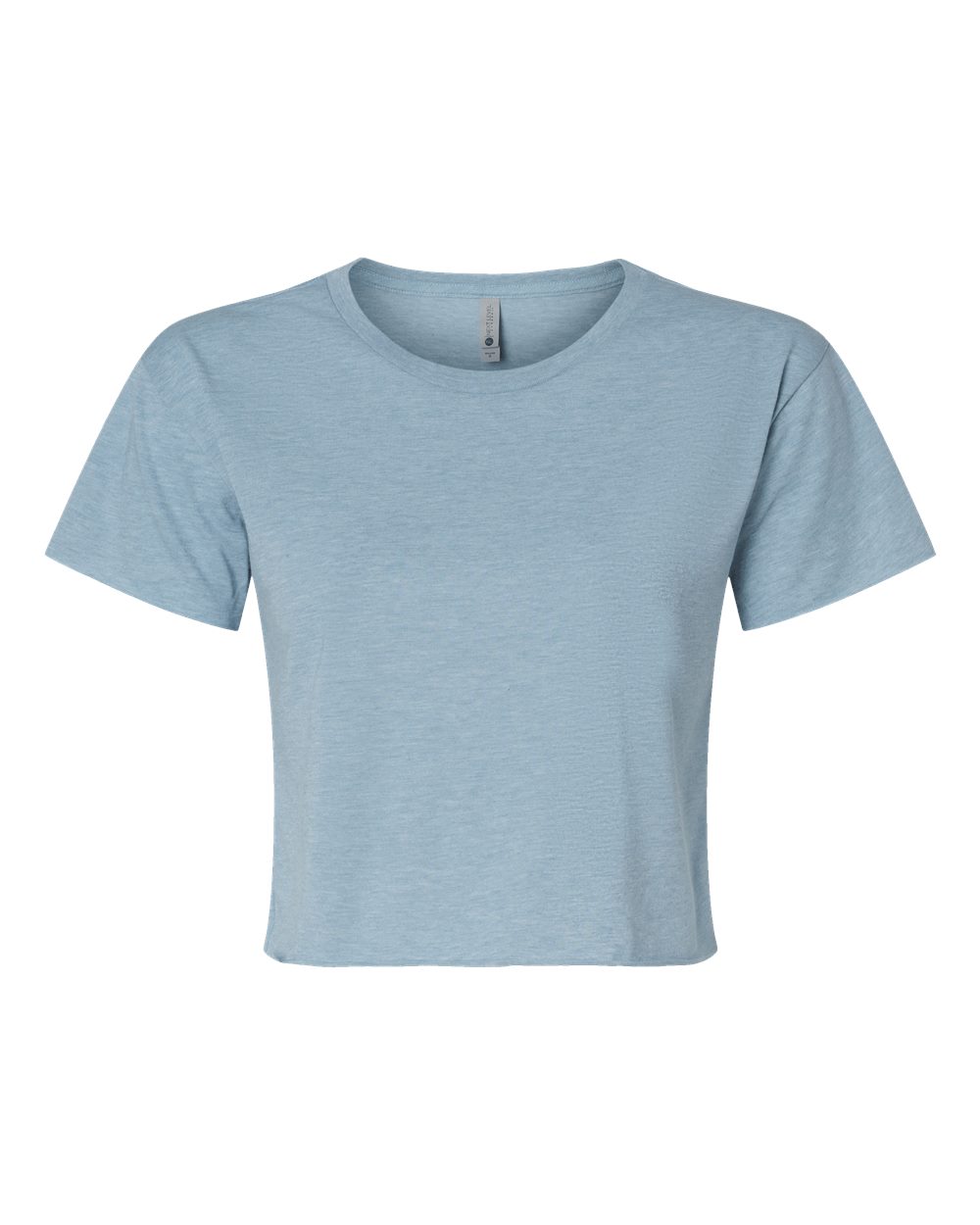 Women's Festival Crop Top - Front - B01018252 - Stonewash Denim