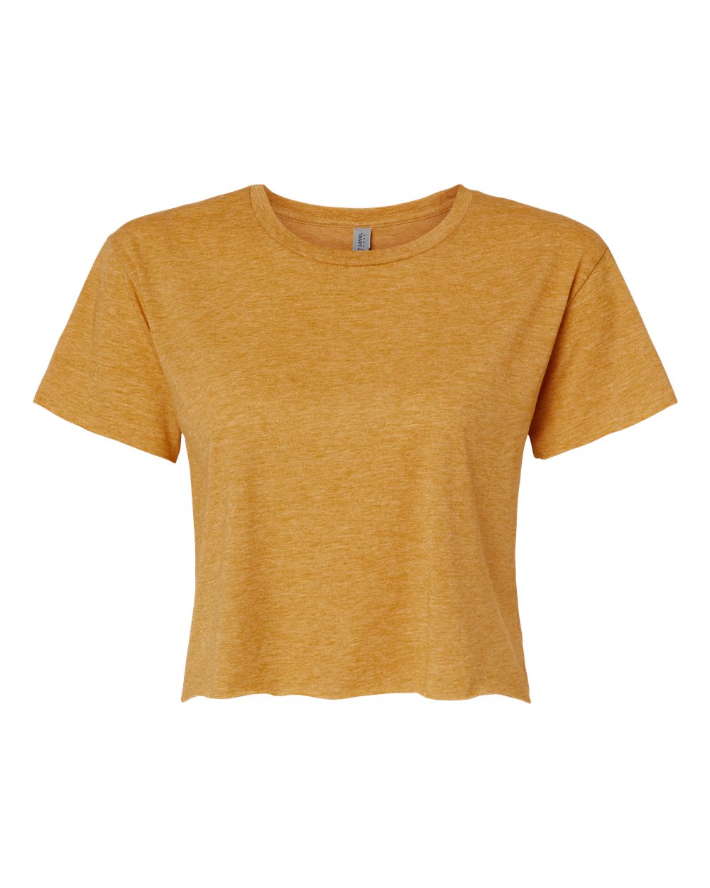 Women's Festival Crop Top - Front - B01018282 - Antique Gold